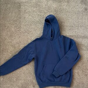 Men's Navy Hooded Pullover Sweatshirt - Brand Unspecified
